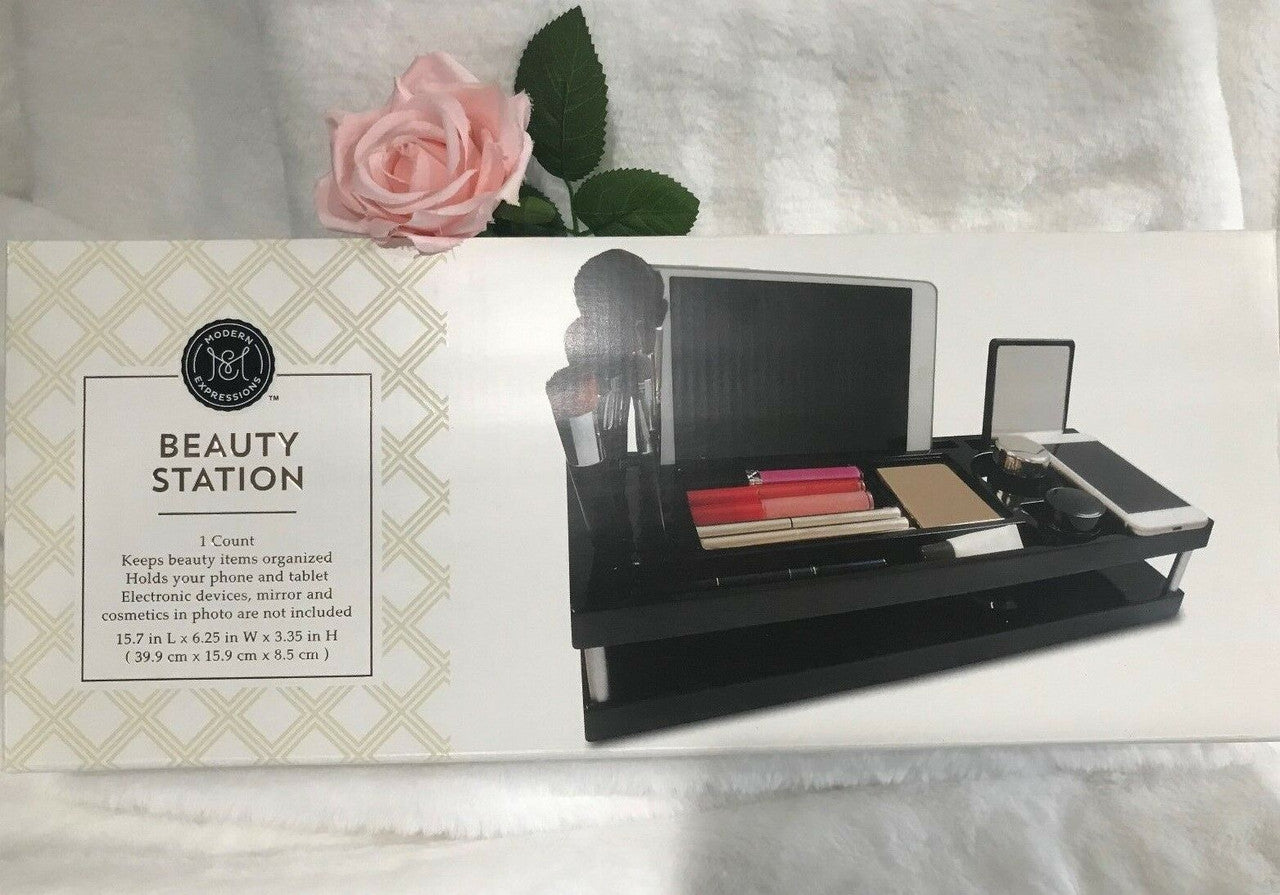 Beauty STATION HOLDER for makeup brushes mirror phone tablet