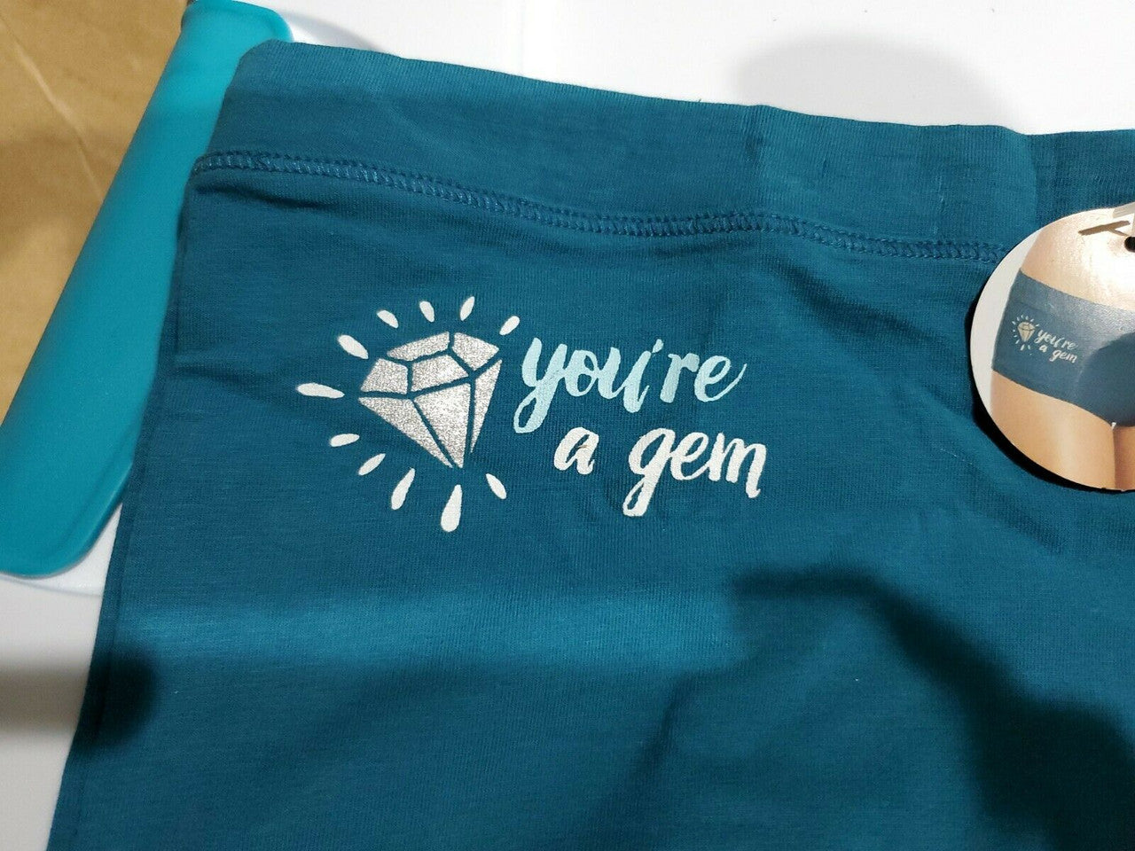 No Boundaries Panties Cheeky Boyshort Stretch YOU'RE A GEM Women XXL