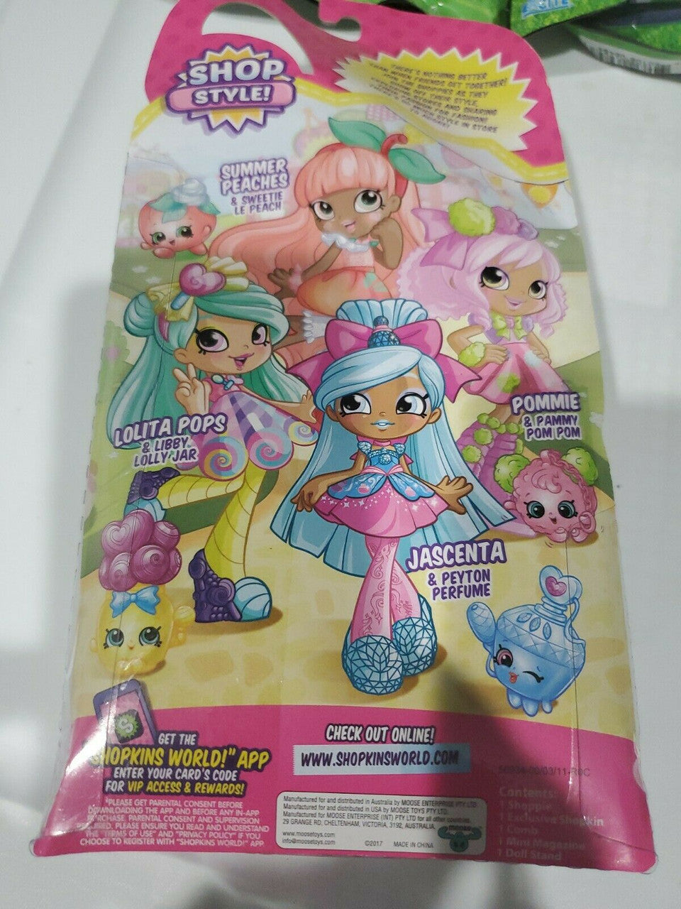 Shopkins Shoppies Shop Style! Pommie Doll Figure Brand