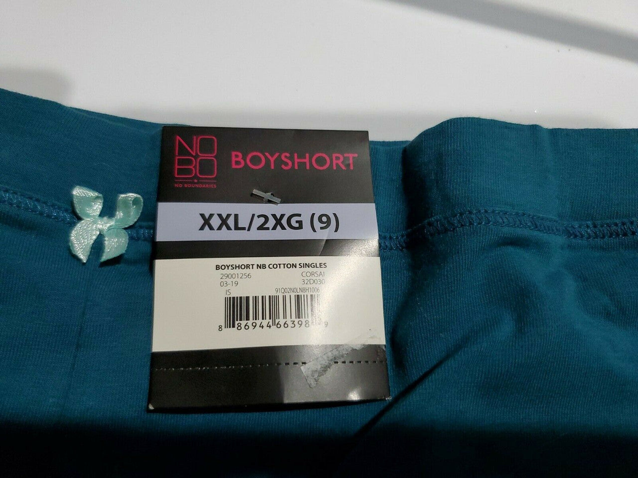 No Boundaries Panties Cheeky Boyshort Stretch YOU'RE A GEM Women XXL