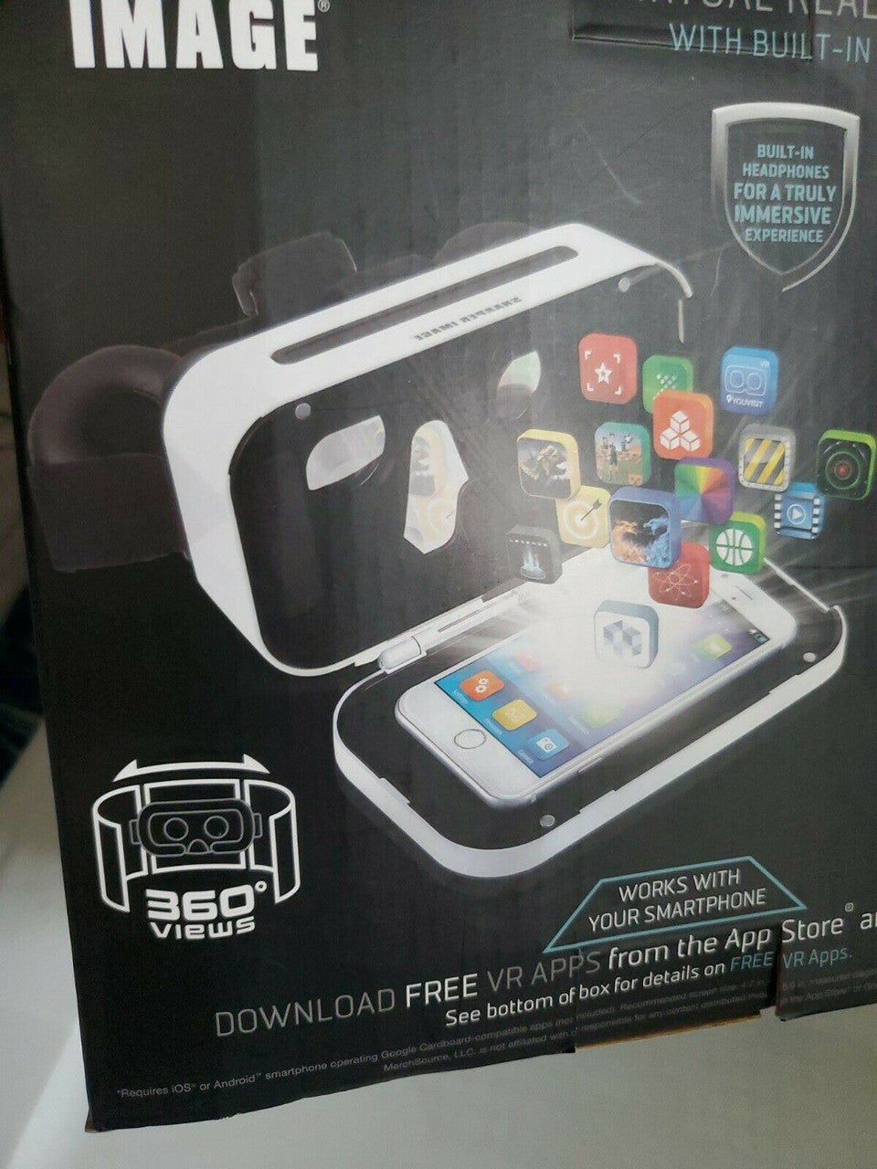SHARPER IMAGE Smartphone 360 VIRTUAL REALITY Headset