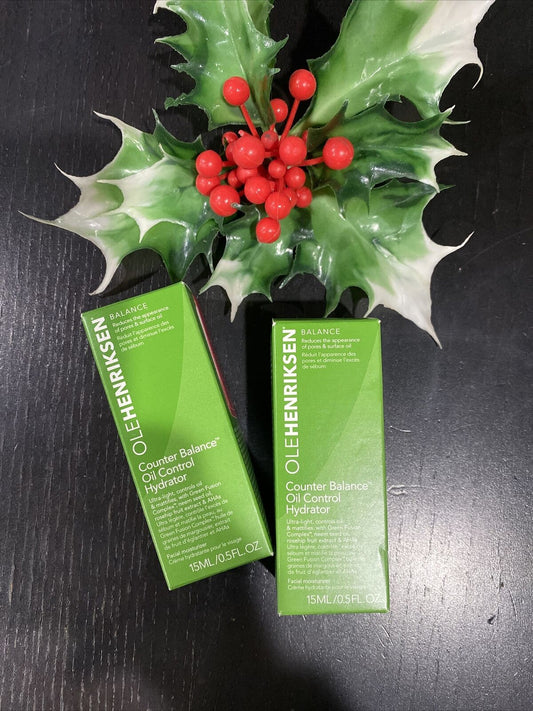 2x Ole Henriksen Counter Balance Oil Control Hydrator 15ml / 0.5 fl oz ea
