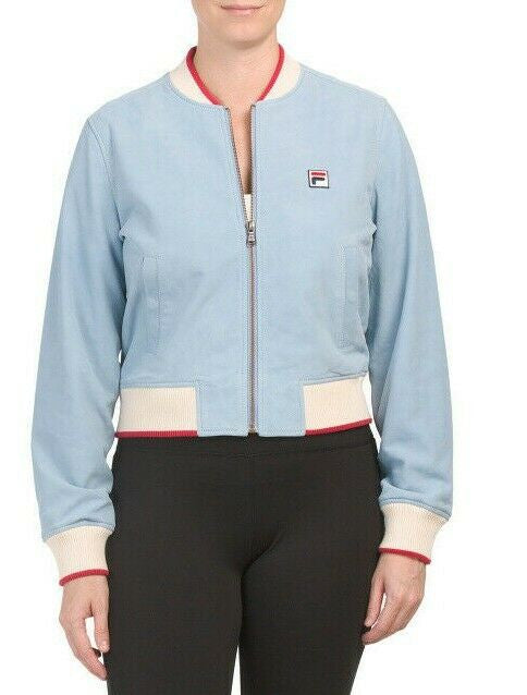 FILA Long Sleeve Full Zip Suede Jacket M