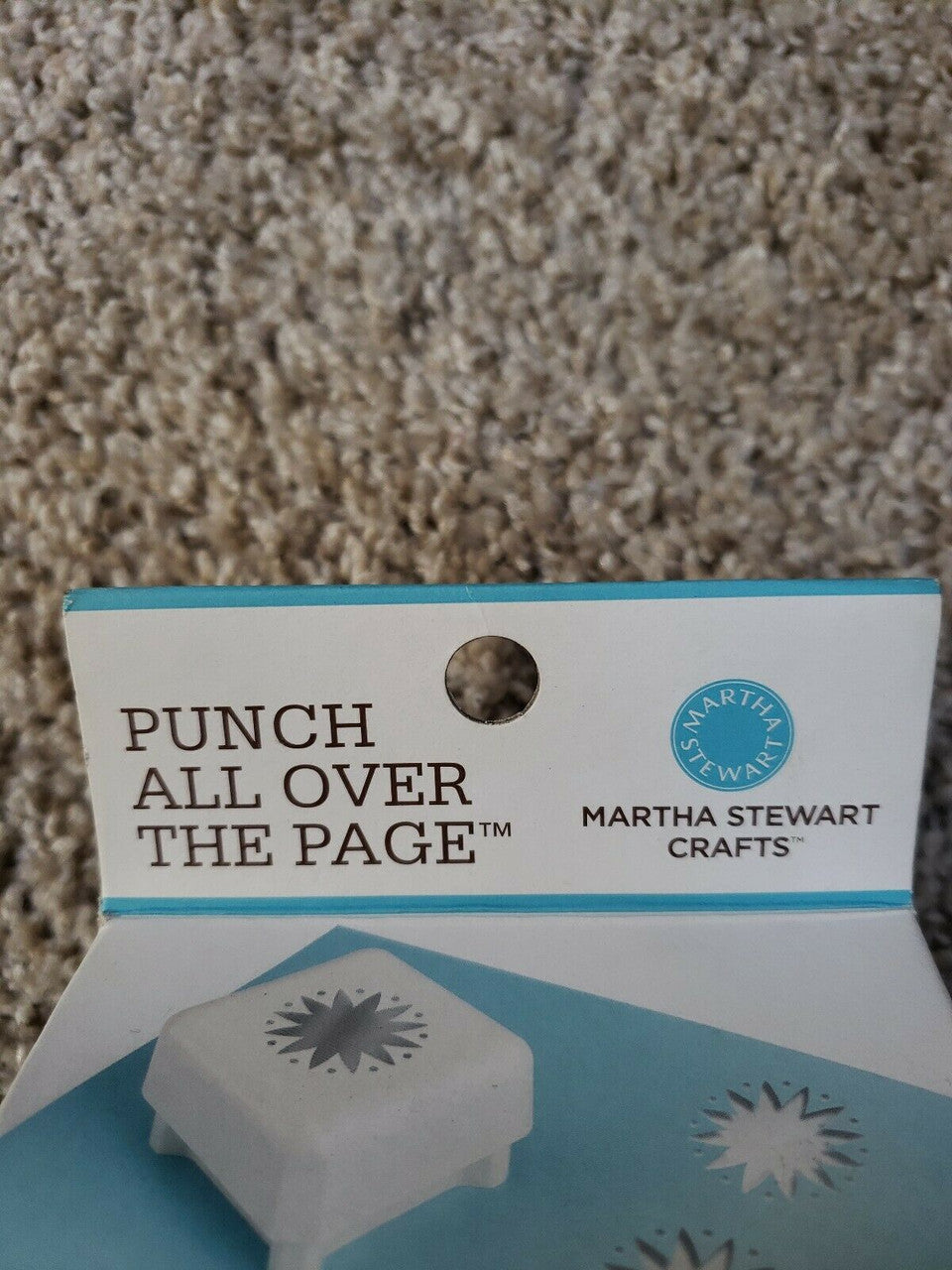 STAR BURST Martha Stewart Punch All Over the Page