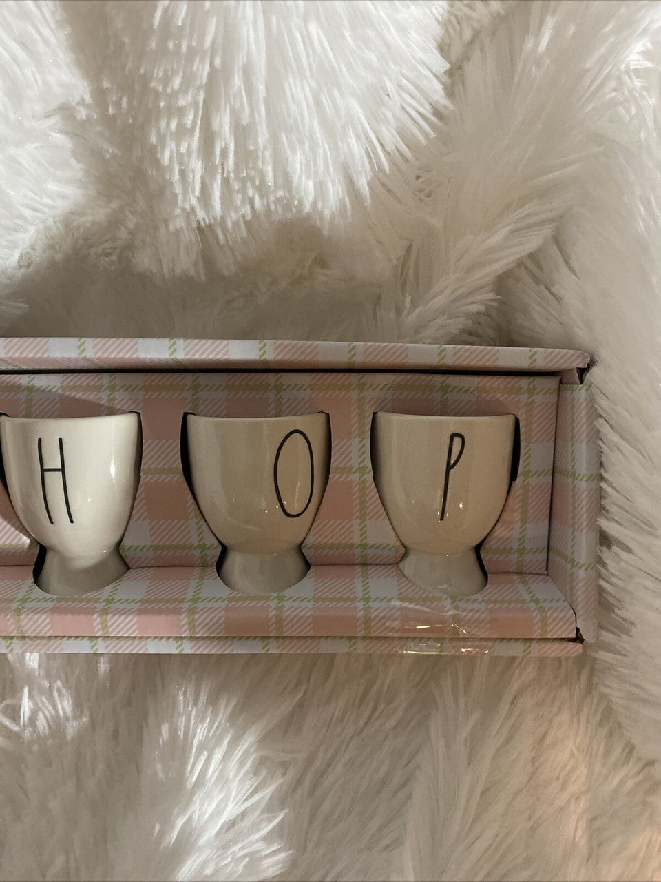 Rae Dunn Easter Egg Cups “HIP HOP”