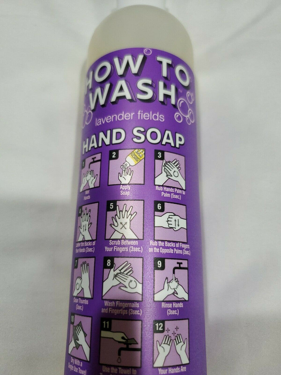 How To Wash Lavender Fields Hand Soap Naturally Derived 12 oz Bottle