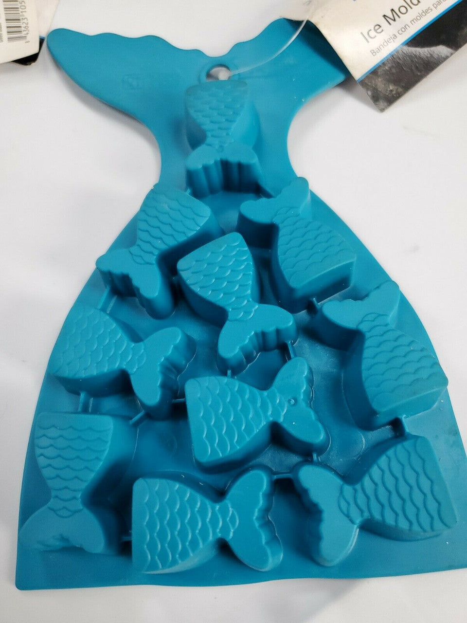 Silicone Mold Fish Tale Shape candy Ice cube Trays Chocolate Soap Treats