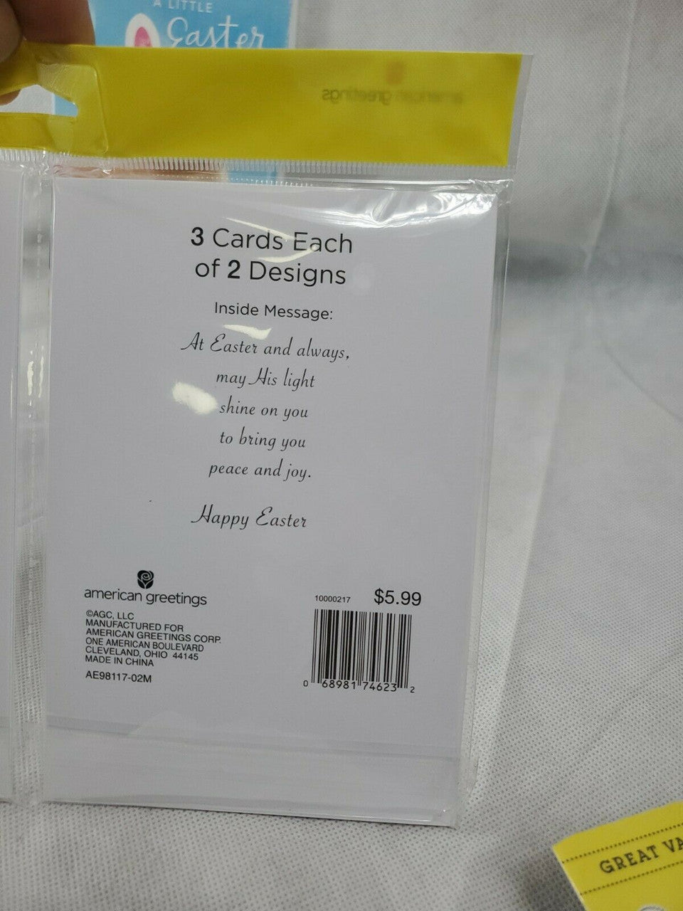 American Greeting Easter Cards & envelopes Lot of 8 Packages of 6pc each