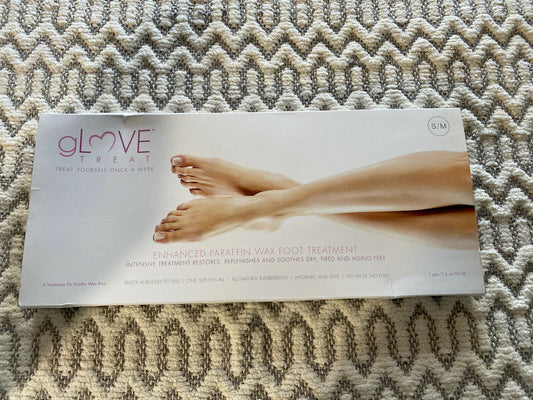 Glove Treat All Natural Paraffin Wax Moisturizer For Feet Foot Treatment No Mess