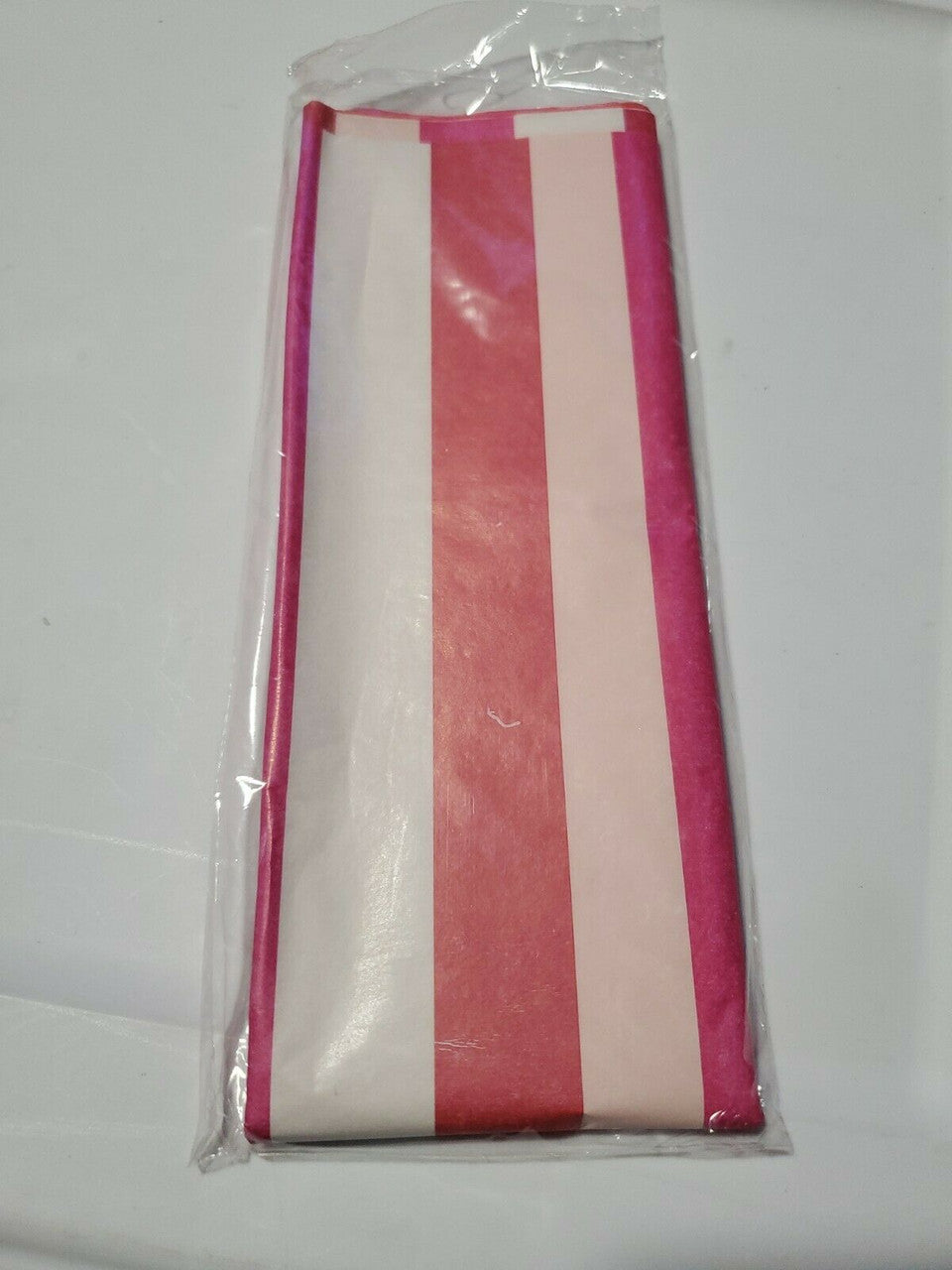 Hallmark Tissue Paper Valentine's Day 10 Sheets Asst Red Pink White stripes