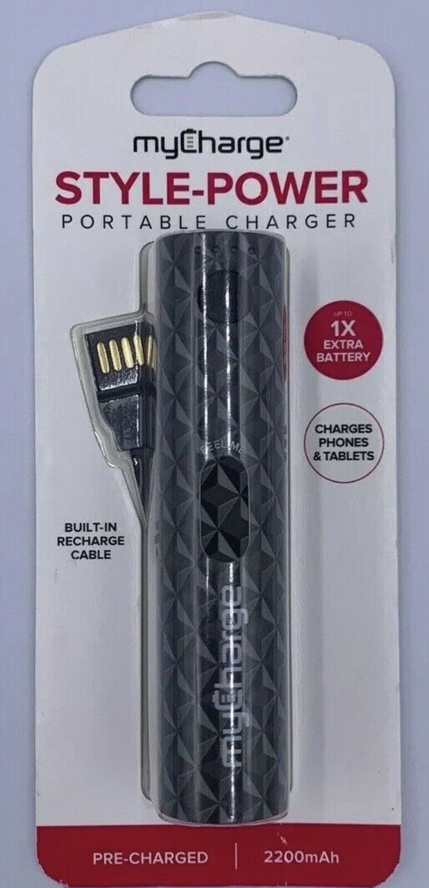 MyCharge Style Power Portable Charger for Phones & Tablets | 2200mAh |