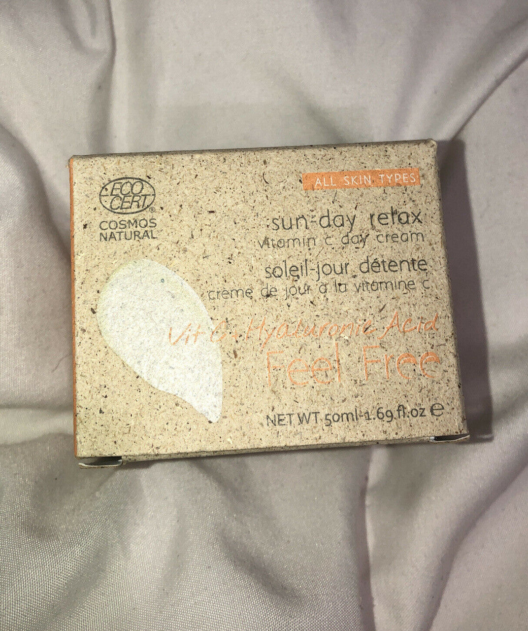 Cosmos Natural Feel Free Sun- Day Relax All Skin Types 1.69 fl oz exp: 07/24