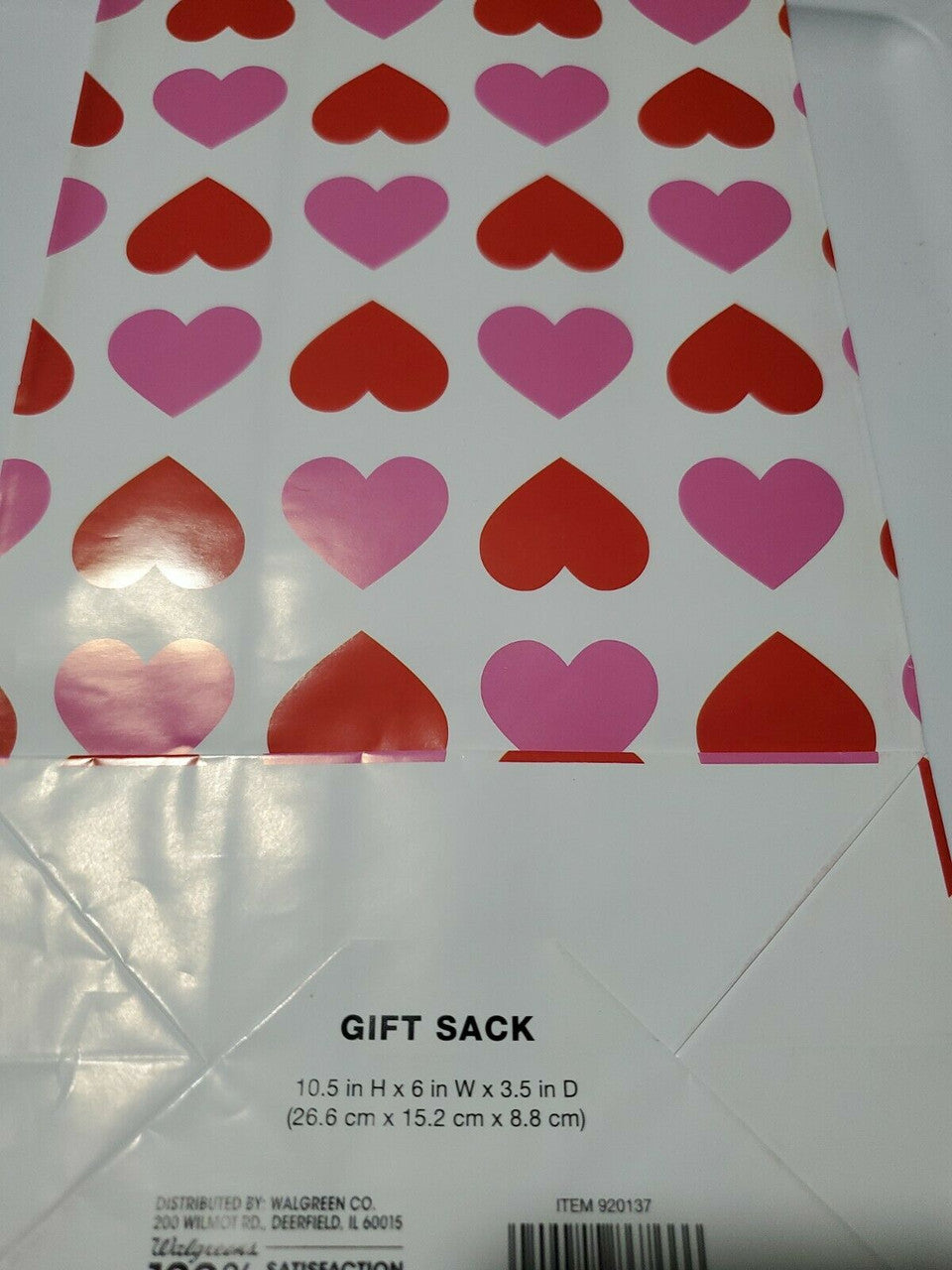 Valentines Day Gift Sacks Mini Treat Bags 6 Paper Bags