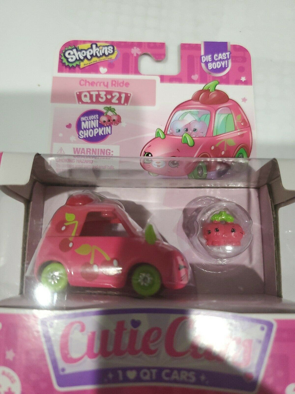 Shopkins Cutie Cars QT3-21 Cherry Ride Series 3