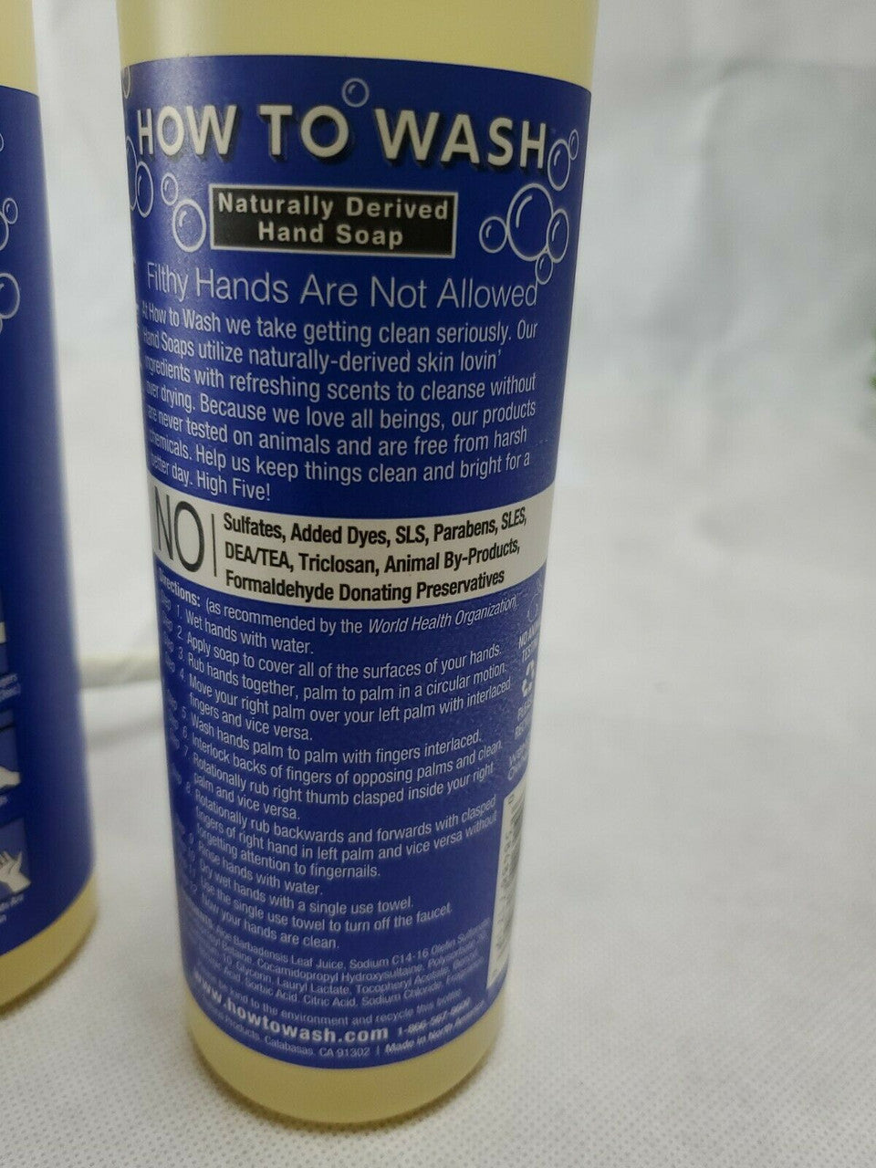 How To Wash Ocean Air Hand Soap Naturally Derived 2 12oz Bottles