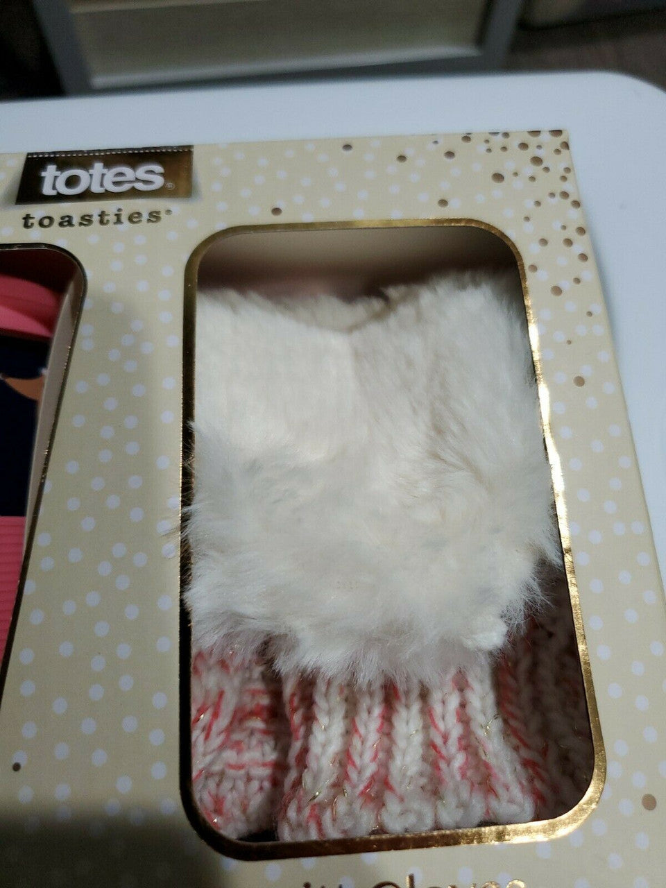 Totes Toasties Pink Dachshund Ceramic Travel Mug w/One-Size Flip Mitt Gloves