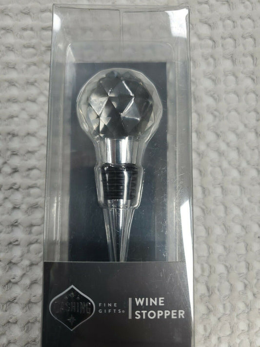 Dashing Fine Gifts Diamond Cut Wine Bottle Stopper