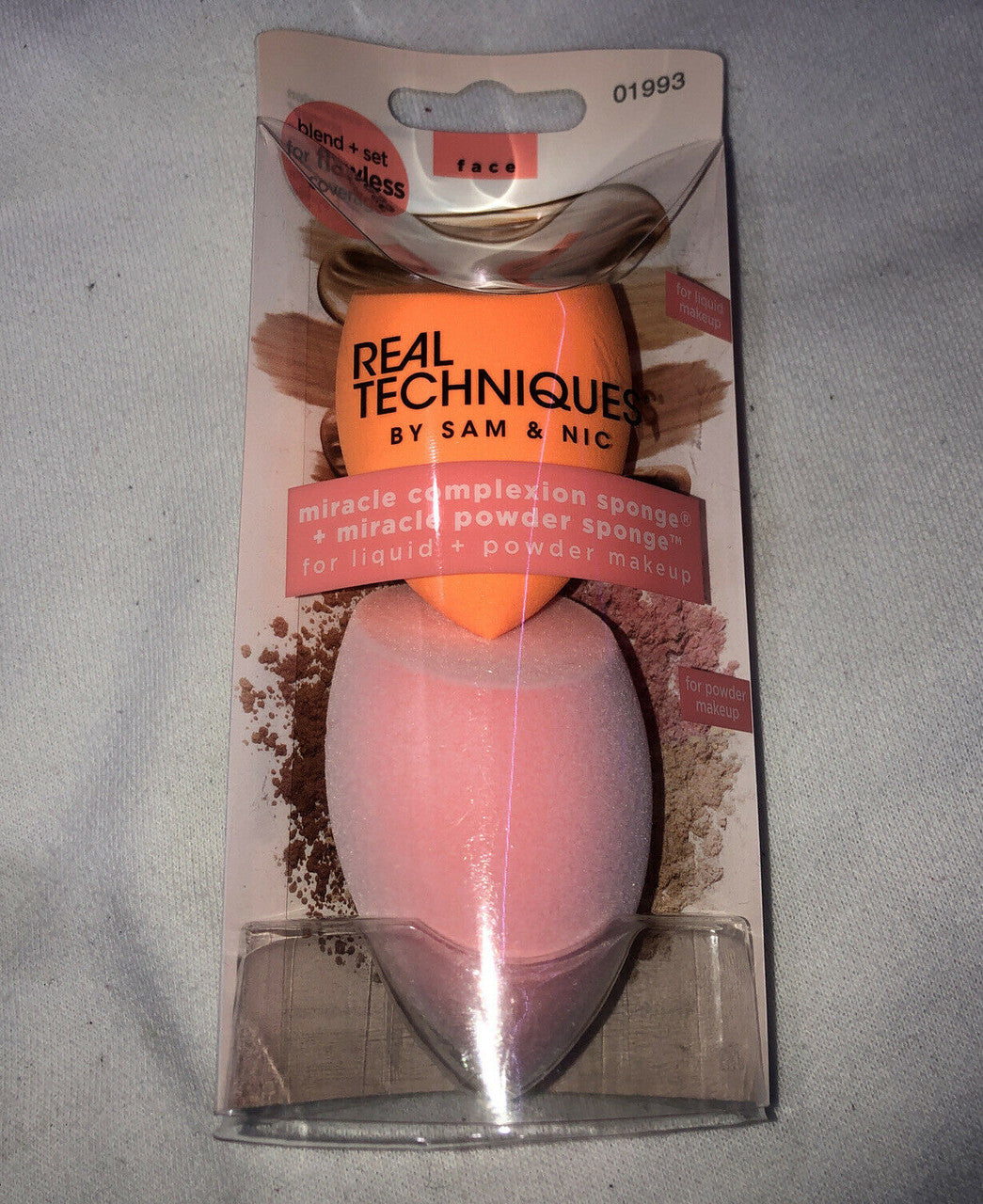 Real Techniques 2 Pack Miracle Complexion Makeup And Blending Sponges