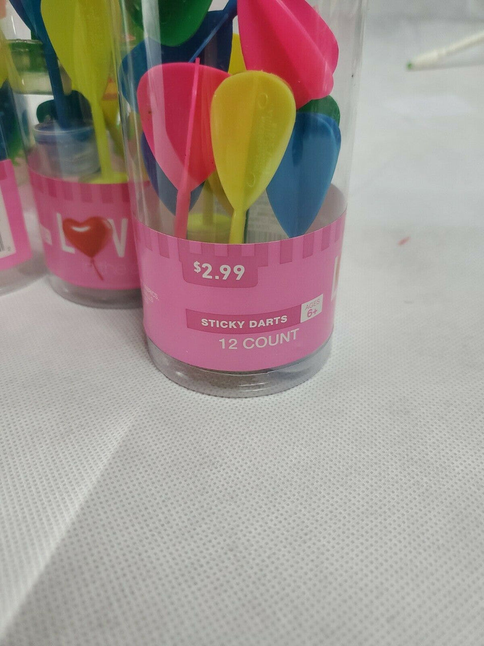 Love in the Air FINGER PUPPETS & STICKY DARTS 12ct ea Multi Colored Party