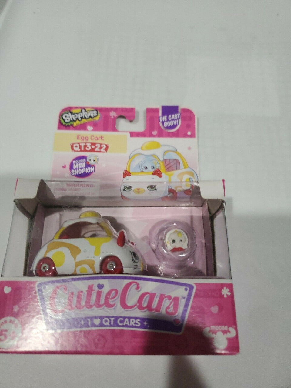 Shopkins Cutie Cars QT3-22 Egg Cart Series 3