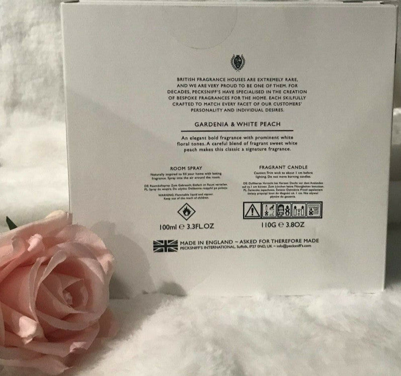 Pecksniff’s 2-piece home fragrance set with candle and 100ml room spray