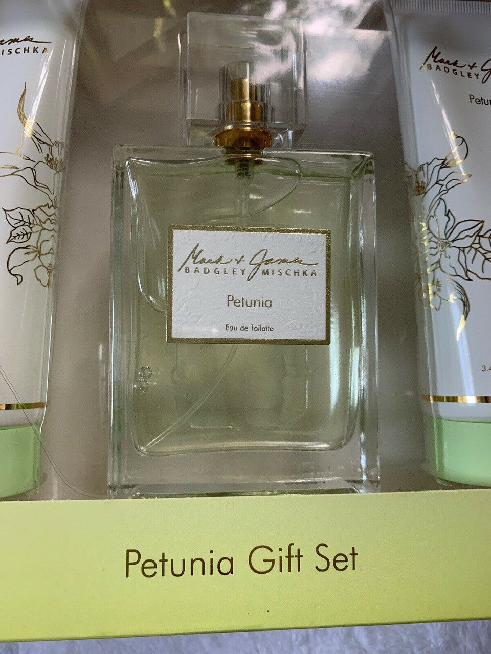 Mark James by Badgley Mischka Petunia EDT 3.4 Fl Oz Shower Gel 3.4 Fl Oz Body Lotion 3.4