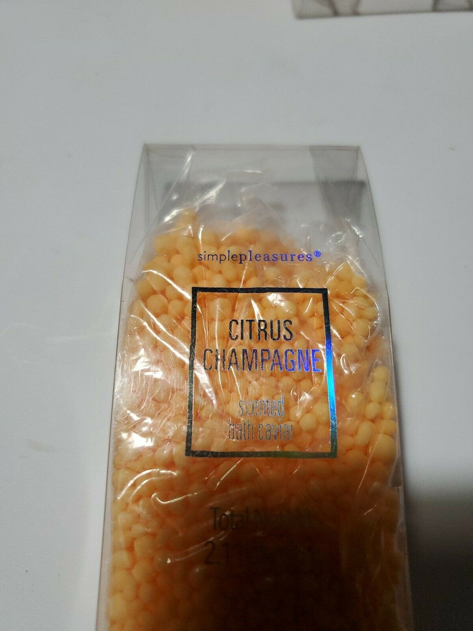 Simplepleasures CITRUS CHAMPAGNE bath crystals 2.11 oz Bath Beads Caviar