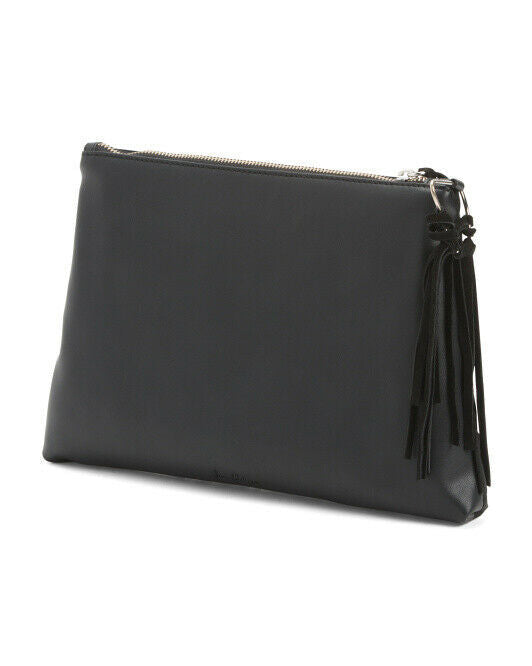 SAM EDELMAN Anastasia Suede Hand Beaded Clutch