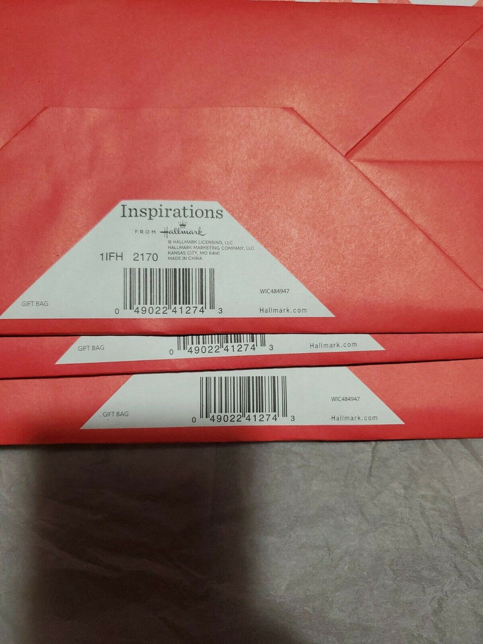 Lot Of 14 Hallmark Inspirations series Valentine DAY  Gift Bags