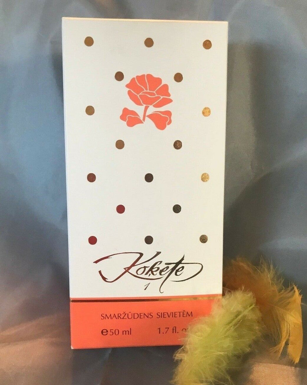 Coquette Kokete No. 1 amber eau de toilette bottle for women, 1.7 fl oz.