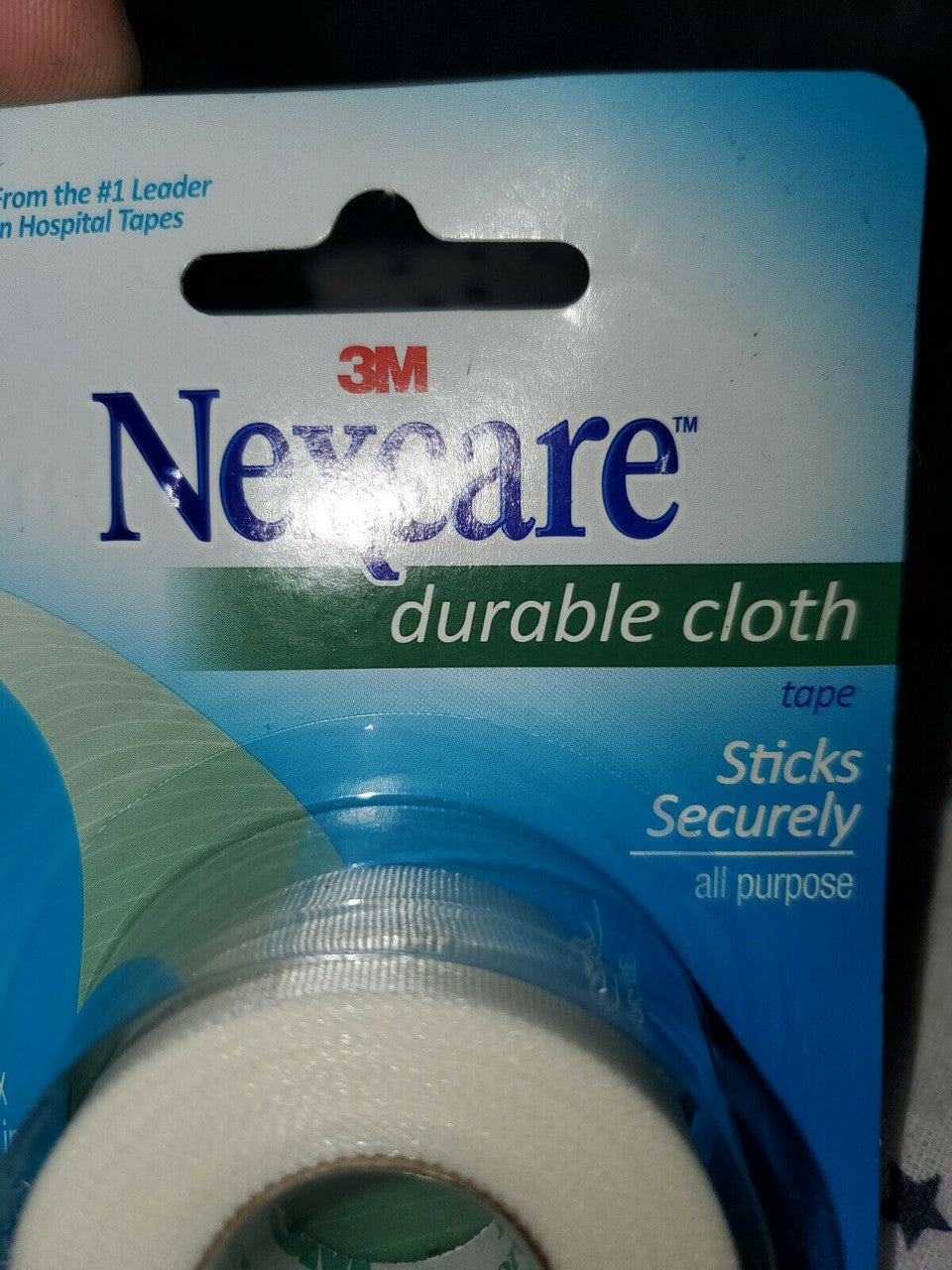 Nexcare 3M Durable Cloth Tape 1 Inch 10 Yards