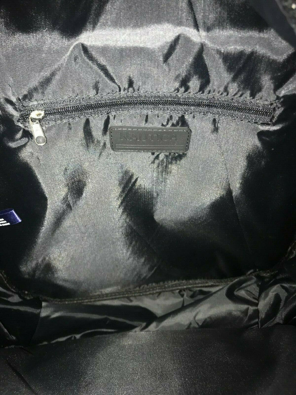 Nautica Varsity Dome Backpack Black Fashion Everyday Bag Authentic