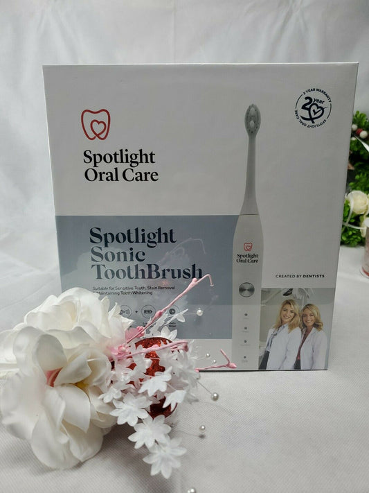 Spotlight Sonic Toothbrush 3 Mode W/ 3 Brush Heads And Case