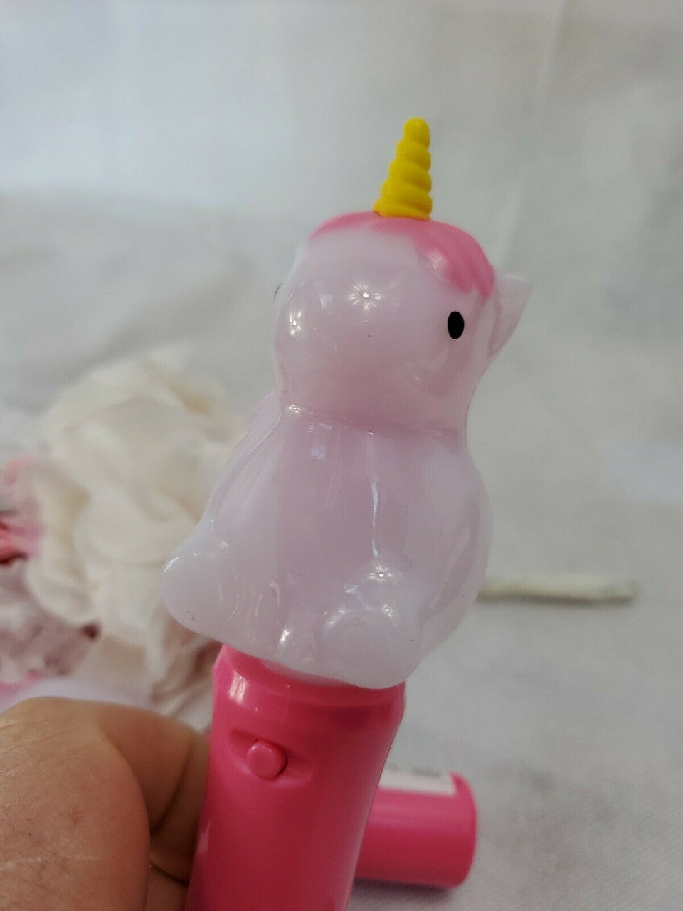 CoolLite Light Up Spinner Toy Unicorn  Battery OP Hand Held 3+ Lot of 2