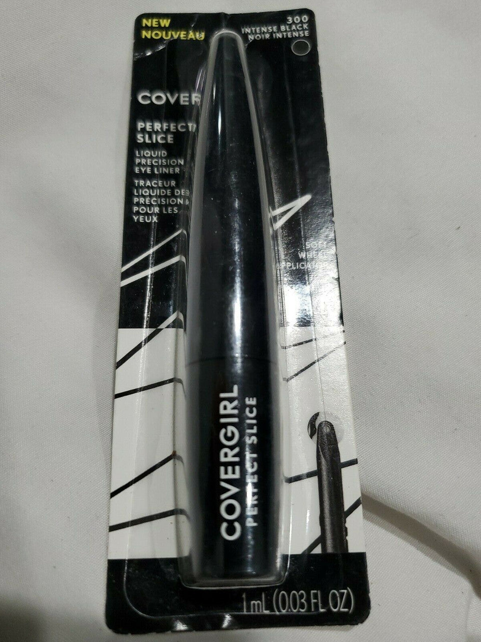 Covergirl Perfect Slice Liquid Precision Eye Liner, 300 Intense Black