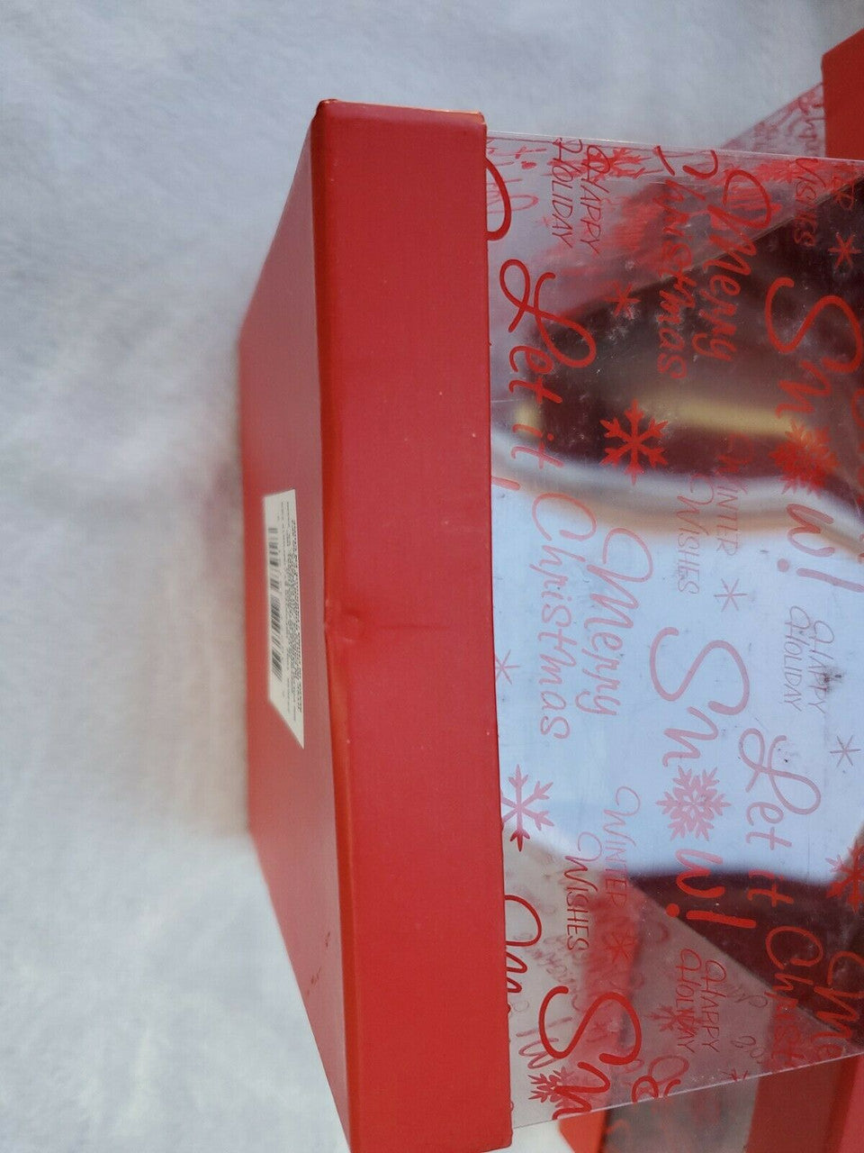 Let it Snow Box  Christmas Gift Boxes Winter Holiday New Year  Lot of 3