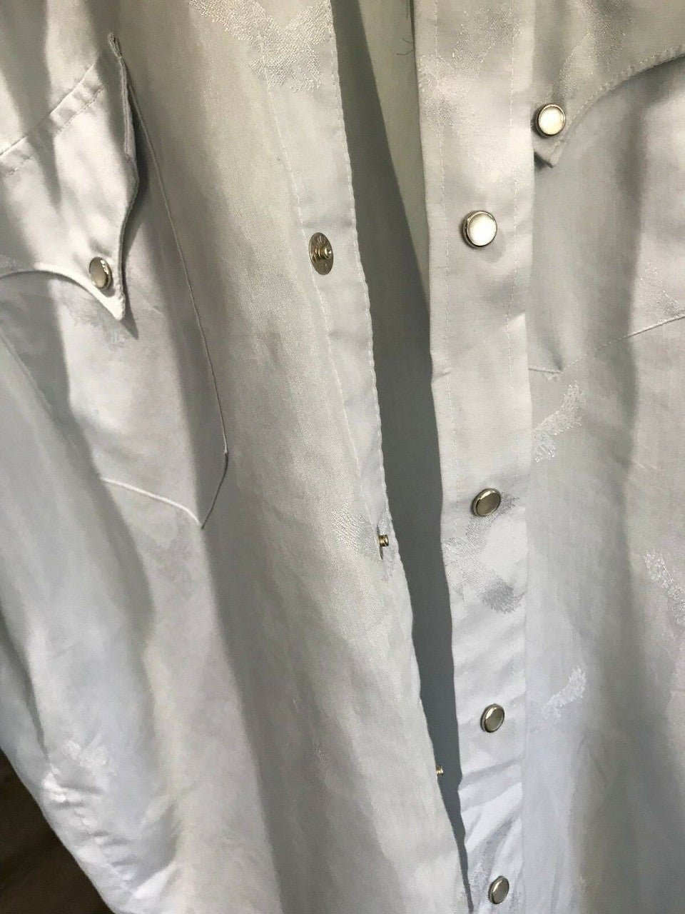 Vintage HBarC Permanent Press California Ranchwear 16 1/2 32 shirt Sparkle Eagle