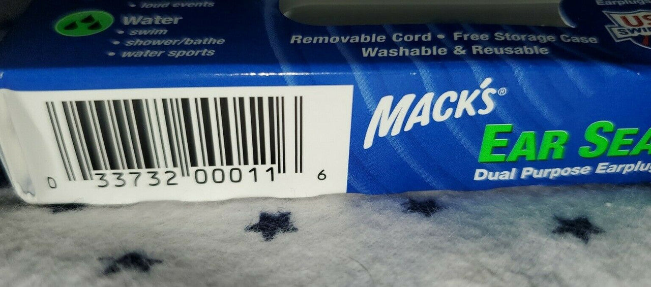 Macks Ear Seals Dual Purpose Earplugs 26dB 1 Pair