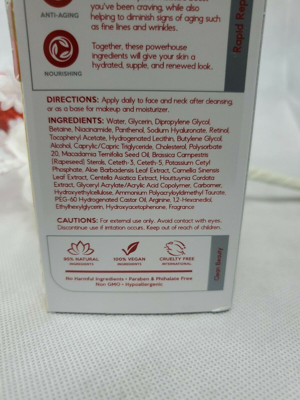 Skin Aesthetics Replenishing Facial Serum Retinol & Vitamin E 1.69fl