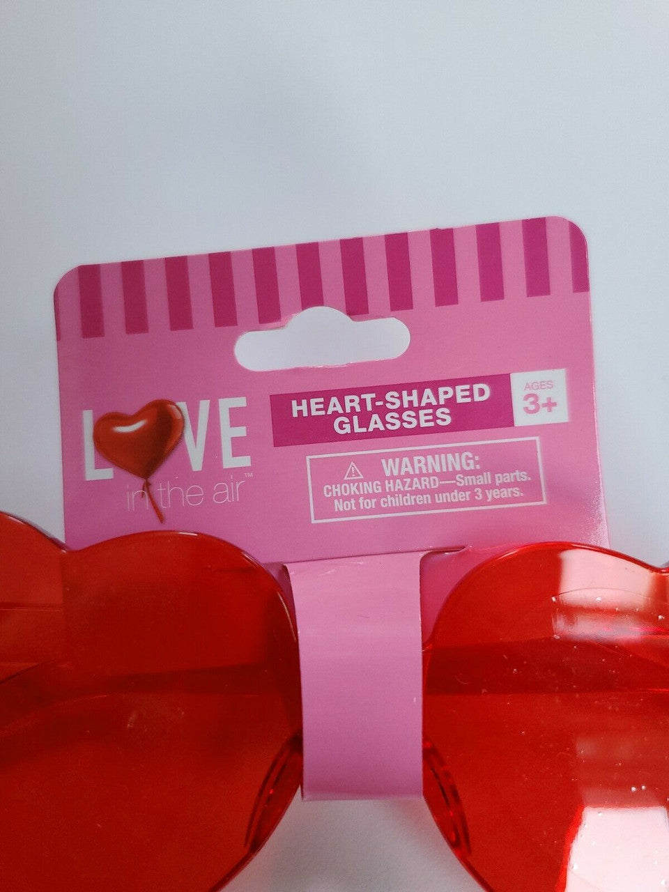 Heart Shape Red Novelty Glasses