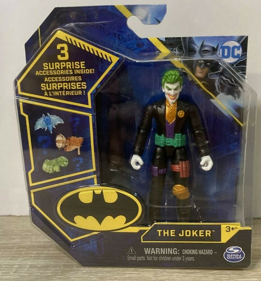 SPIN MASTER DC CREATURE CHAOS BAT-TECH THE JOKER 4” FIGURE 2021 Series