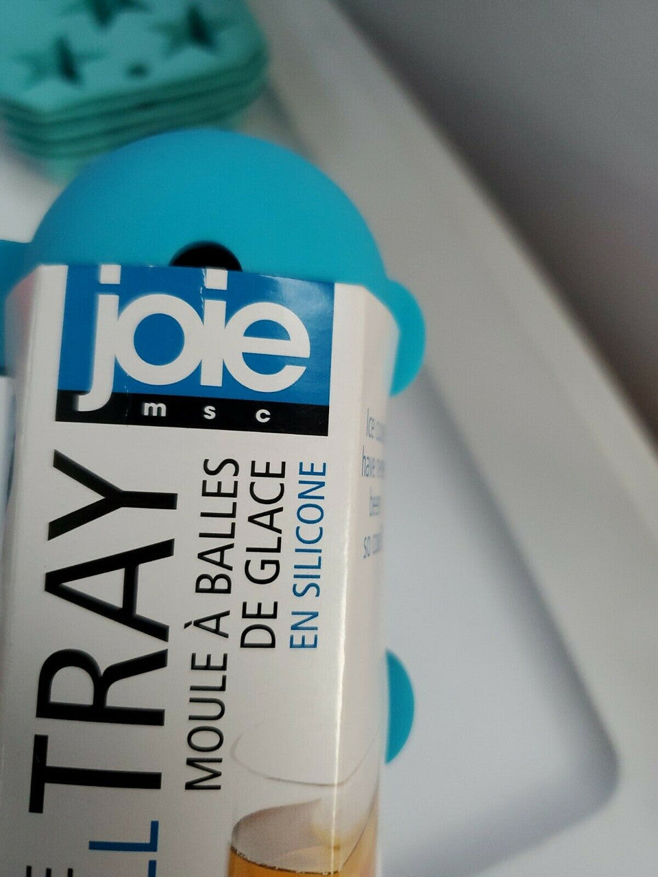 msc joie 4 Ice Balls silicone tray  BLUE