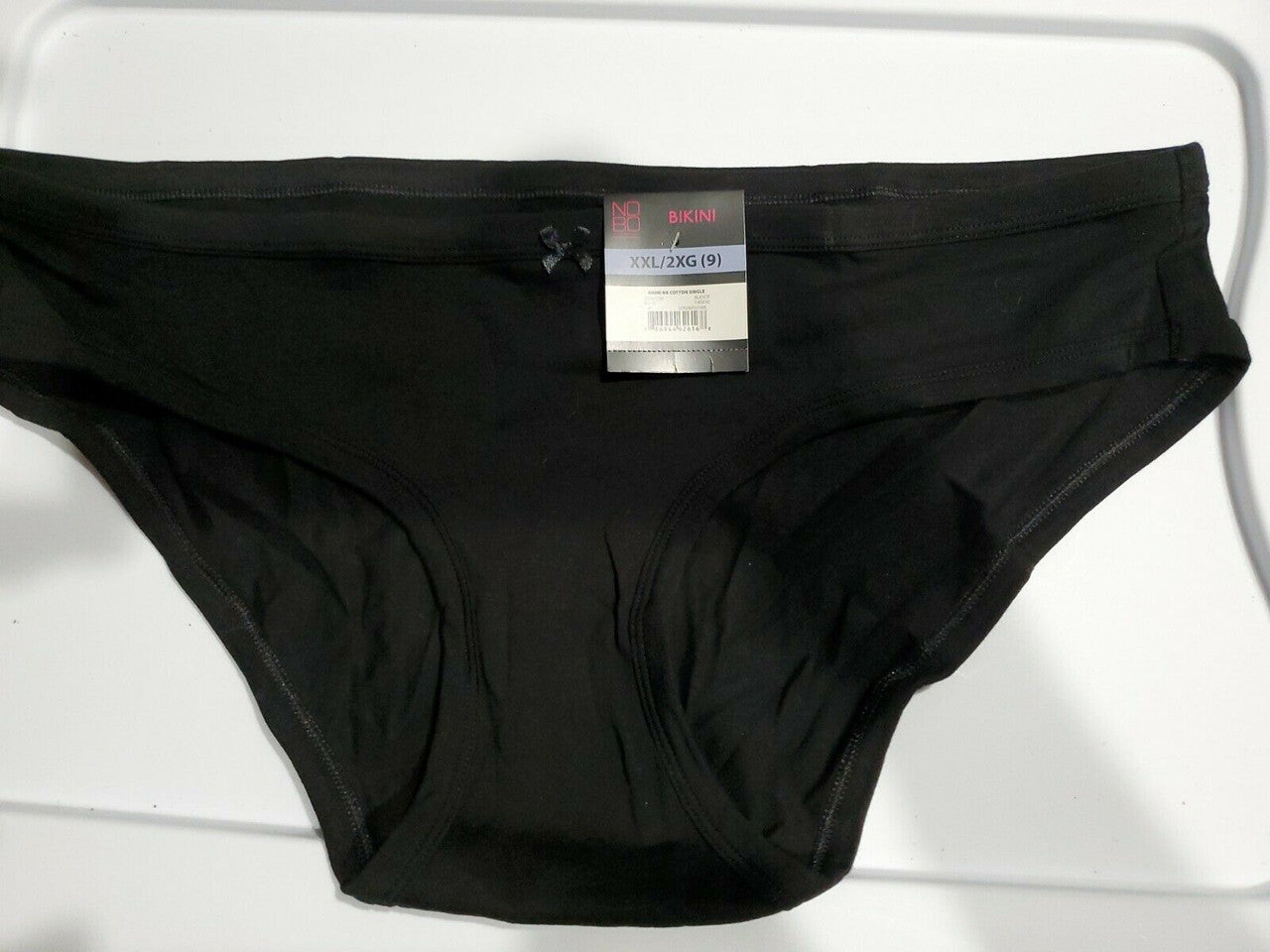 No Boundaries Women Bikini Bottom 2X Black Sheer Detail Lightweight Stretch