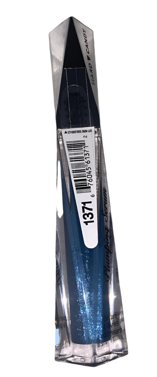 Hard Candy Flashers #1371 plumping lip gloss – sheer blue shimmer tube