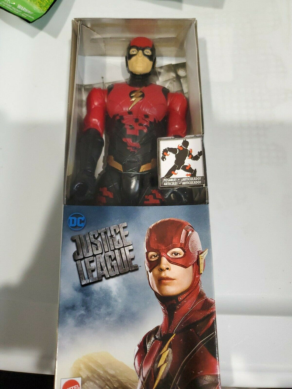 THE FLASH STEALTH SUIT ( 12" )  ( 2018 ) JUSTICE LEAGUE ACTION FIGURE ( MATTEL )