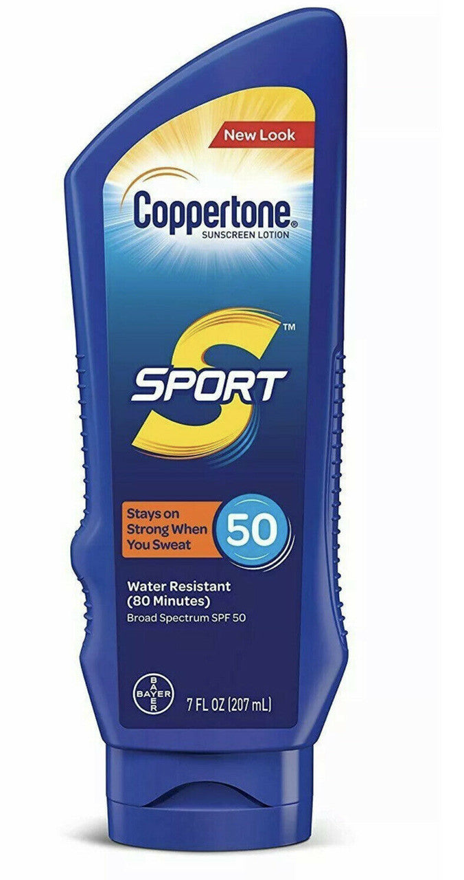 Coppertone Sport Sunscreen Lotion SPF 50, 7 Fl Oz