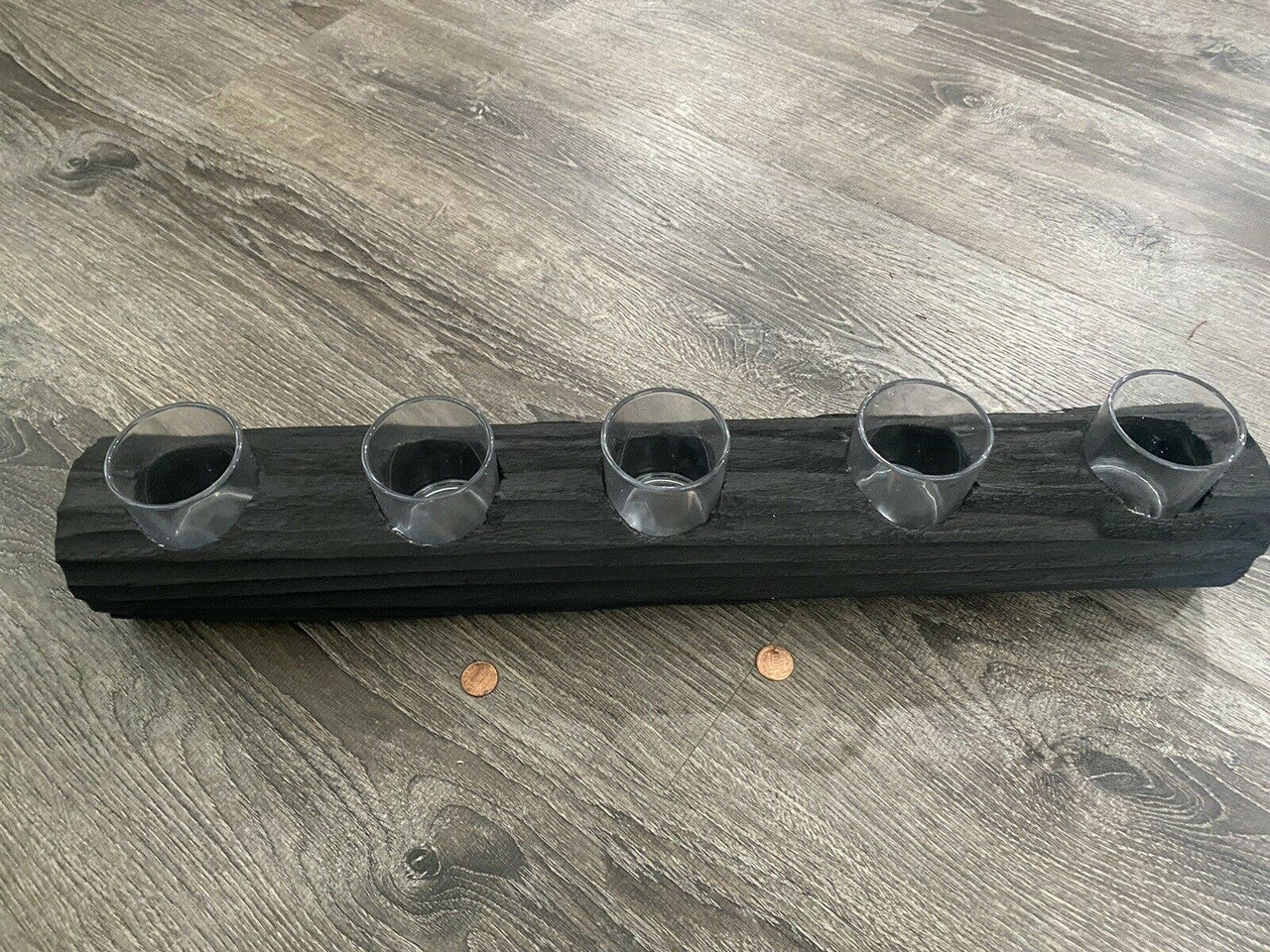 SAGEBROOK HOME 23" Wood Tea Light Holder (5 tea lights)