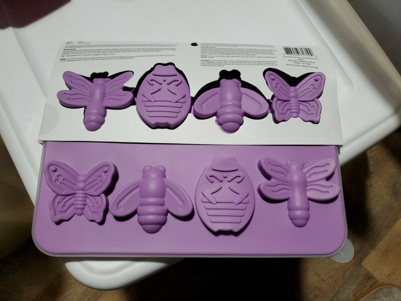 Celebrate It BEE Butterfly Silicone Mold 8 Cavities Bake Freeze