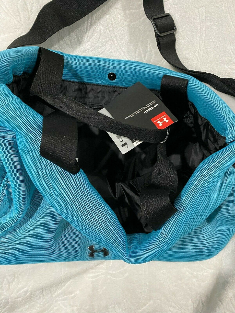 Under Armour Women Clinch Mesh Tote Venetian Blue / black One Size