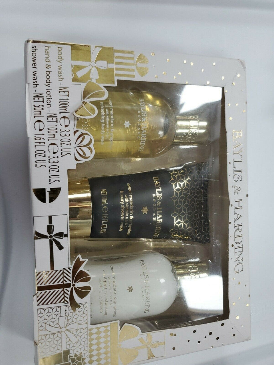 BAYLIS & HARDING 3PCS Set Sweet Mandarin & Grapefruit